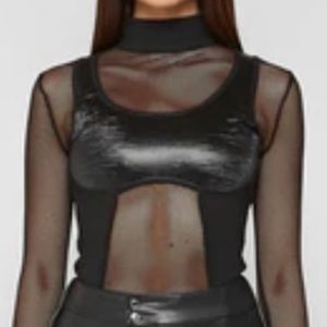 Maniere de Voir mesh bodysuit